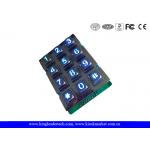 Vandal Proof Zink Alloy Metallic Keyboard With Backlit / 9 Pin Connector for sale