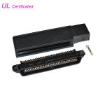 Black Plastic Cover 32 Pair IDC Male Connector / Male Pin Connector for sale