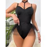 Perspective Ladies Sexy Lingerie Sets Fashion Black Lace Lingerie Chain Skirt for sale
