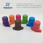 Plastic Pouches For Liquids Colorful Plastic Spout And Cap For Milk Tea Poackaging for sale