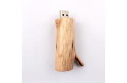 China Tree Root Shapes Wooden USB Flash Drive 256GB Embossing Logo supplier