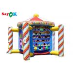 Inflatable Obstacle Course Ultimate Sport 5 In1 Carnival Inflatable Midway Dartboard Toss Game for sale