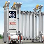 550W Industrial Electric Retractable Safety Gate With Sensor for sale
