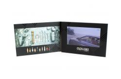 China Digital LCD Video Brochure 7 Inch Screen 1024 * 600 Resolution For Advertisement supplier