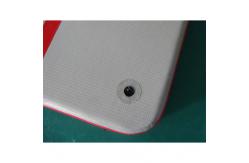 China Sealed 10mL Gym Inflatable Tumble Air Mattress In Red and Gray supplier
