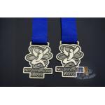 Finisher Metal Zinc Alloy Running Custom Award Medals Cheering Sports Marathon Medallion for sale