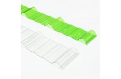 China Apartment Roofing Polycarbonate Corrugated Sheet Virgin Material supplier