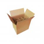 Fancy Cardboard Corrugated Boxes For Packing 24 Bottle Beer for sale