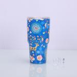 60HZ UV Printing Cylinder Inkjet Printer Customizable For Plastic Bottles