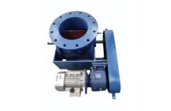China Output 1TPH 2TPH Rotary Airlock Valve For Dust Collector Chain Drive supplier
