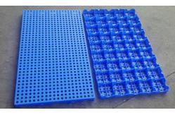 China Mesh Floor Plastic Export Pallets Connecting Easy Cleaning High Loading Capacity supplier