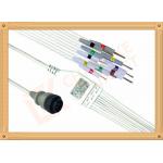 Kenz PC 104 Ecg Monitor Cable One Piece Ecg Cable 10 Leadwires Needle IEC for sale