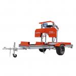 36 Inch To 60 Inch Portable Horizontal Band Sawmill With Trailer Timber Sawmill Machine for sale