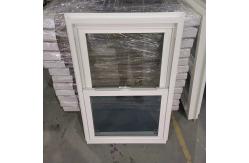 China New Product 78mm Series Upvc Double Hung Window Vinyl Plastic Price supplier