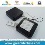 Anti-theft display merchandise tethers Big Square Black Retractable Recoilers