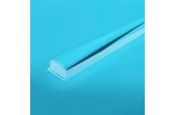 China Precision Grinding Optical Quartz Glass Side Light Lower Lens 326×16×10mm supplier