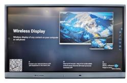 China 65 Smart Tech Interactive Whiteboard Multi Writing Wall Mounted Smart Touch Panel supplier