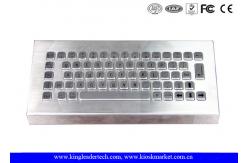 China Free Stand Desktop Ss Vandal Proof Keyboard Metal For Industrial Using supplier