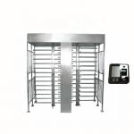 304SS Full Height Turnstile Gate Automatic Turnstile Gates With Pedestrian Control System