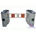 RFID Biometric Controlled Access Turnstiles With Self-checking Alarm , Swing Barrier for sale