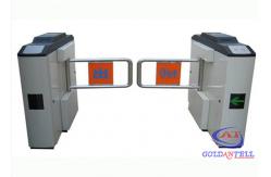 China RFID Biometric Controlled Access Turnstiles With Self-checking Alarm , Swing Barrier supplier