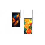 55 inch Ceiling Shop Window Facing Display Hanging Double Side Digital Signage for sale