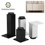 Square Thickened Metal Cabinet Legs Adjustable Furniture Support Feet for Sofa Coffee Table Height Increase Accessories for sale
