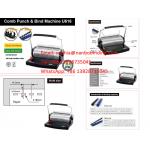 Portable A4 A5 Plastic Comb Binding And Punching Machine