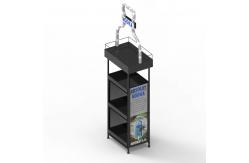 China Customizable Metal 4-Layer Laminated Whiskey Display Rack Suitable For Stores supplier