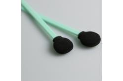 China Round Foam Head Solvent Gun Cleaning Cotton Swabs For Printer Head Clean supplier