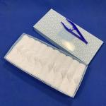 J/C White rolled cotton  airline towel in box for sale
