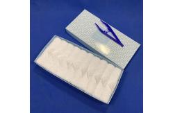 China J/C White rolled cotton  airline towel in box supplier