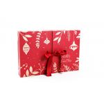 Cardboard Christmas Gift Boxes With Ribbon for sale