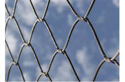 China Anti - Rust SS316 Wire Rope Mesh , Wire Rope Netting For Protection Use supplier