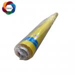 Yellow Min 20N Polyester Mesh Cloth 50m Length Printing Bolting Silk Screen Cloth for sale