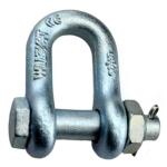 Electric galvanized Screw Pin Anchor Shackle Drop Forged Bolt Type Chain Shackle 85T for sale