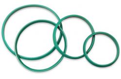 China Hydraulic Fittings Walform Seals Green FKM Rubber Seal Wear Resistance supplier