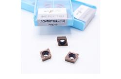 China Fracture Resistance Cermet Turning Tool Inserts Good Surface Smoothness CCMT09T304-1HQ PV2310 supplier