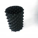 Black flower Plastic air pruning supplier vendor Tree prune plant Root fast growth container plastic plant pots for sale