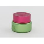 Custom Airless Cosmetic Sample Jars 15ml 30ml Green Wine Red Color for sale