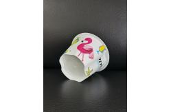 China 150ml plastic IIML yogurt cup with foil lid and plastic lid supplier