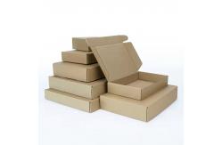 China Bulk Cheap Custom Logo Blank Kraft Cardboard Paper Boxes For Packaging supplier