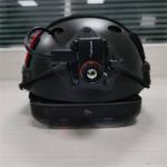 Smart Temperature Measuring Helmet , Infrared Temperature Measuring Helmet for sale