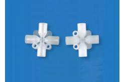 China 1/4 - 28UNF Thread Tee Plastic Connectors Female Thread Adapter supplier