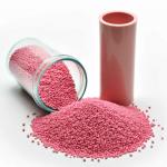 Polypropylene Pink Colored Foaming Agent Masterbatch For PU PE Pipe Migration Resistance for sale