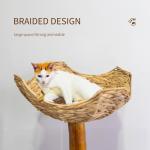 Cat Tree Unique Design Natural Wood Cat Tower Easy Climbing Small  cat
