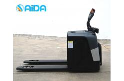 China CE Certified Stand On Electric Pallet Jack , Lithium Electric Hydraulic Pallet Jack supplier