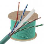 1000ft 305m Cat6 2x4p 23awg 24awg Ethernet Lan Cable Unshielded UTP Solid PVC for sale
