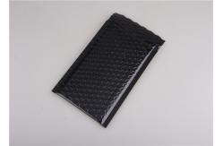 China Durable Black Metallic Bubble Mailers Biodegradable Waterproof For Shipping supplier