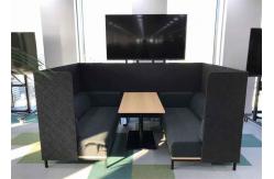 China Privacy Partition 24mm Soundproof Desk Dividers supplier